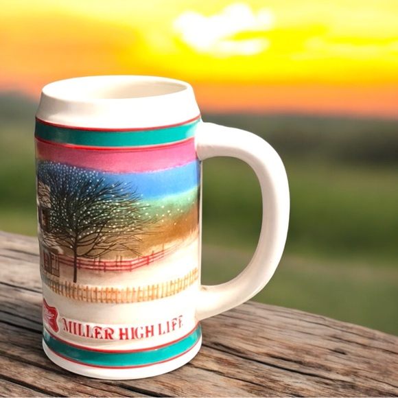 Vintage 1985 Winter Scene from Miller High Life - Picture 12 of 16